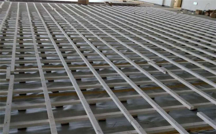 拼接板篮球运动地板安装工艺